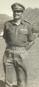 Brig. Reddy at the headquarters of his Mountain Brigade