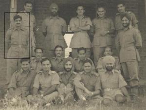Capt. Reddy and friends, before the Hindi examinations