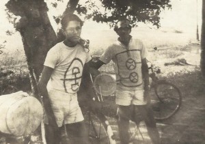 U & M - in their T-shirts that I'd handpainted. Too bad we didn't know of GQ then.